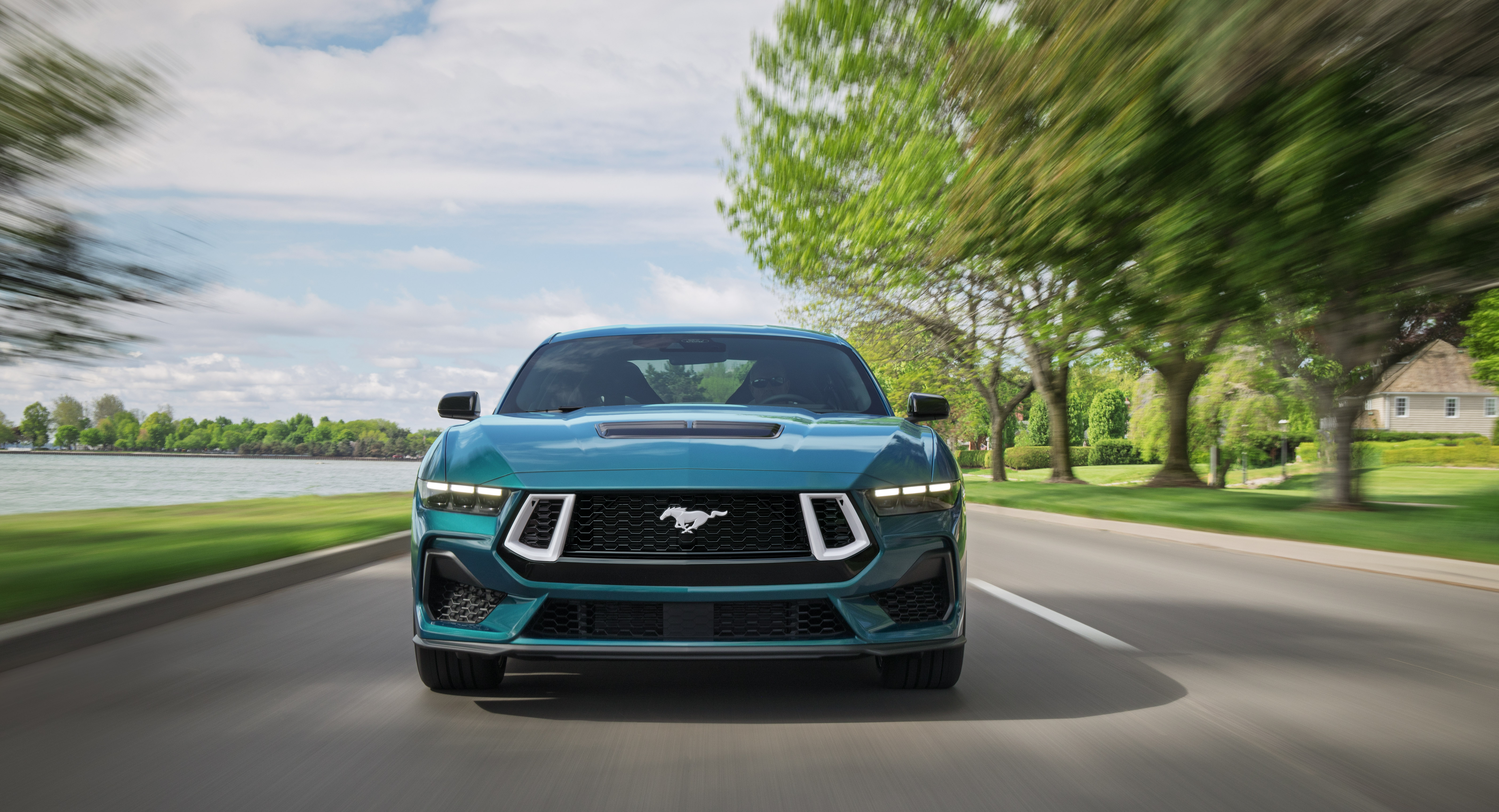 Preproduction 2026 Mustang GT Premium shown with optional equipment and extra cost color.